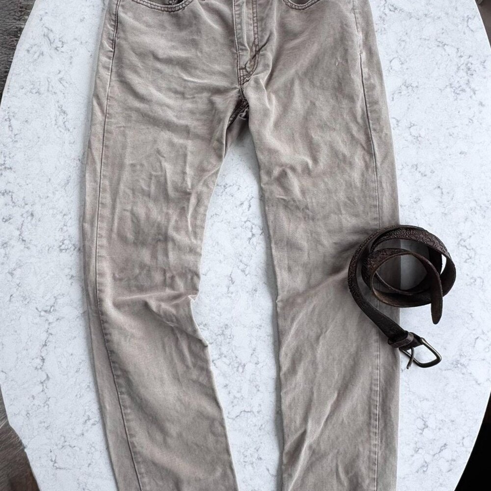 Levi’s 514 Straight Fit Jeans 32x34 | Khaki Tan Denim | 32x34